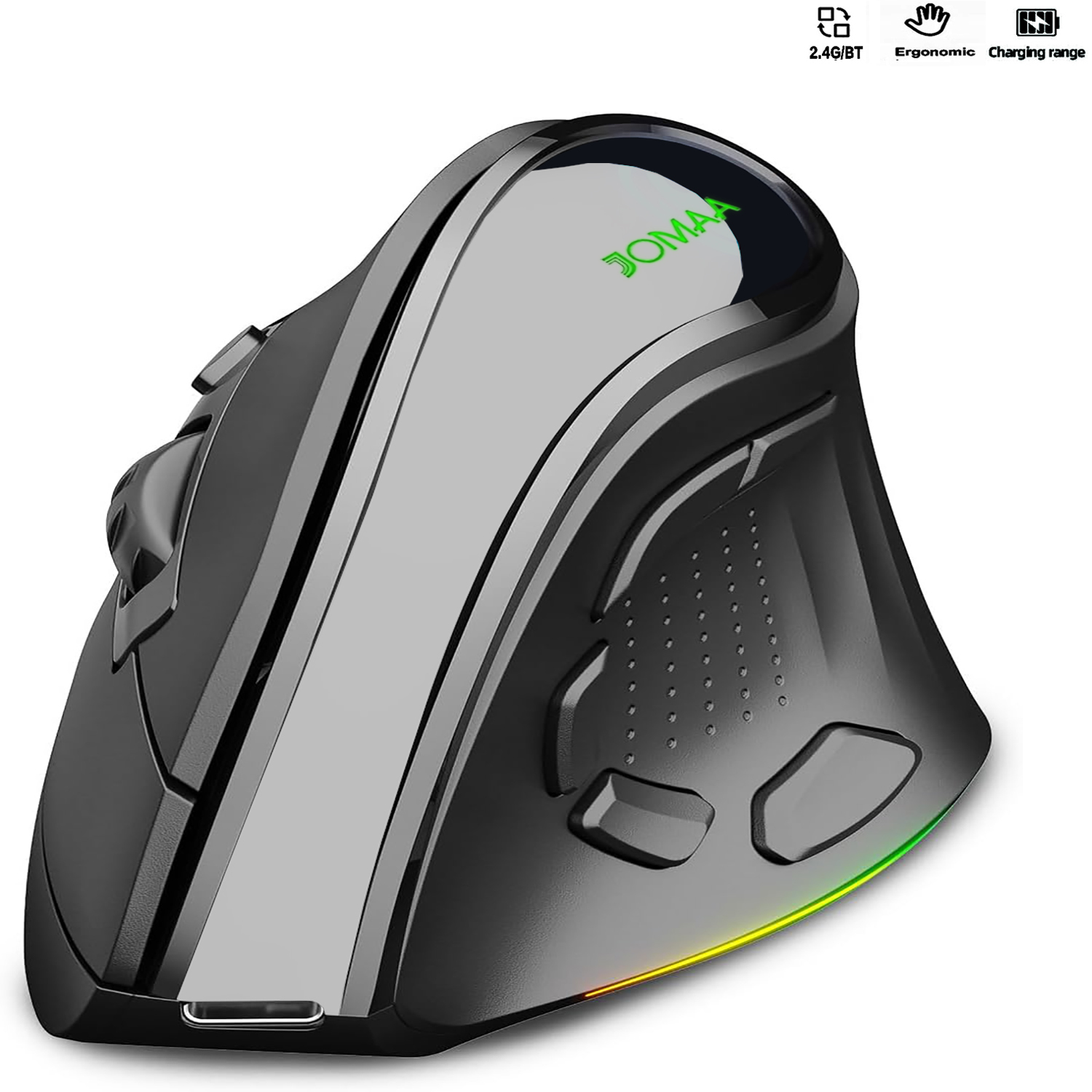 Ergonomic Mouse Vertical - Ergonomiczna pionowa mysz bezprzewodowa 2.4G z