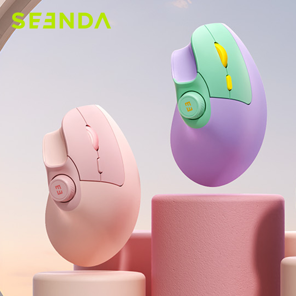 Ergonomic Mouse Vertical - Ergonomiczna mysz bezprzewodowa Bluetooth 2.4G Seenda