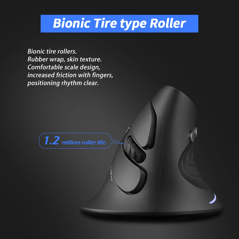 ZELOTES F-17 6-przyciskowa Erg – Ergonomic Mouse Vertical recenzja i cena