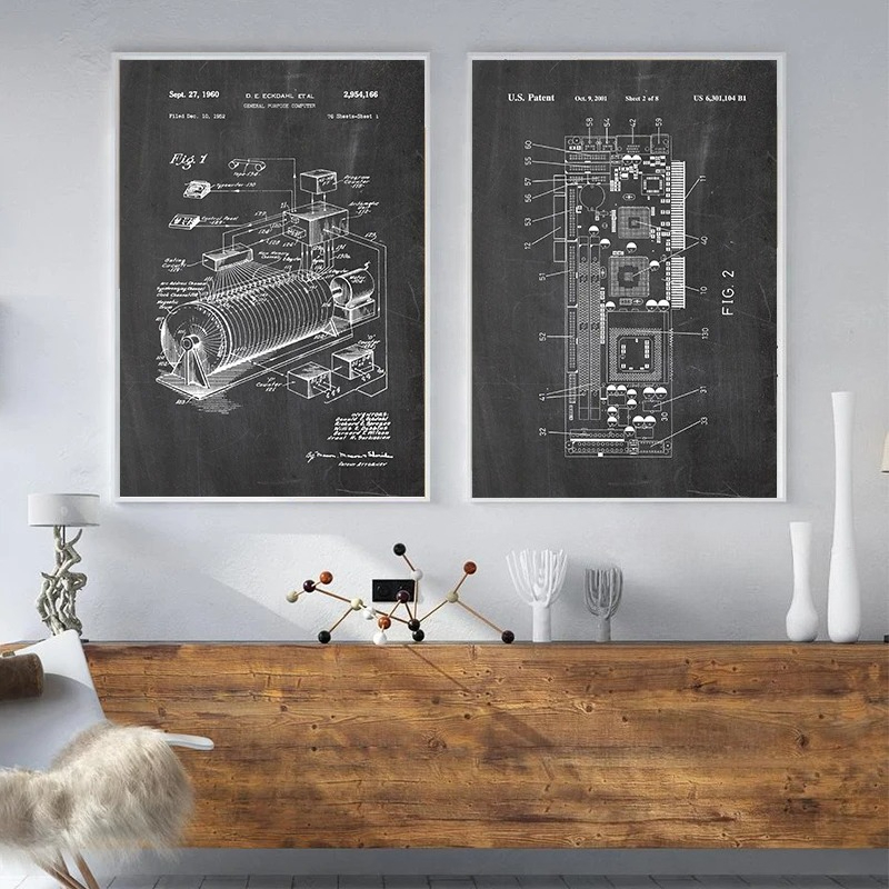 6 szt. Zestaw vintage'owych pl – Office Tech Setup recenzja i cena