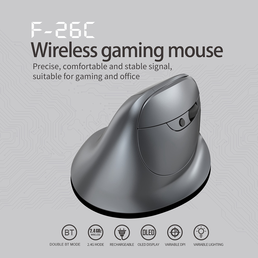 Pionowa bezprzewodowa mysz Blu – Ergonomic Mouse Vertical recenzja i cena
