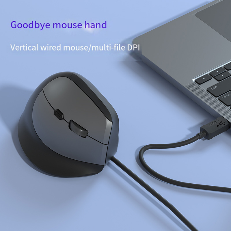 Przewodowa mysz pionowa RGB z  – Ergonomic Mouse Vertical recenzja i cena