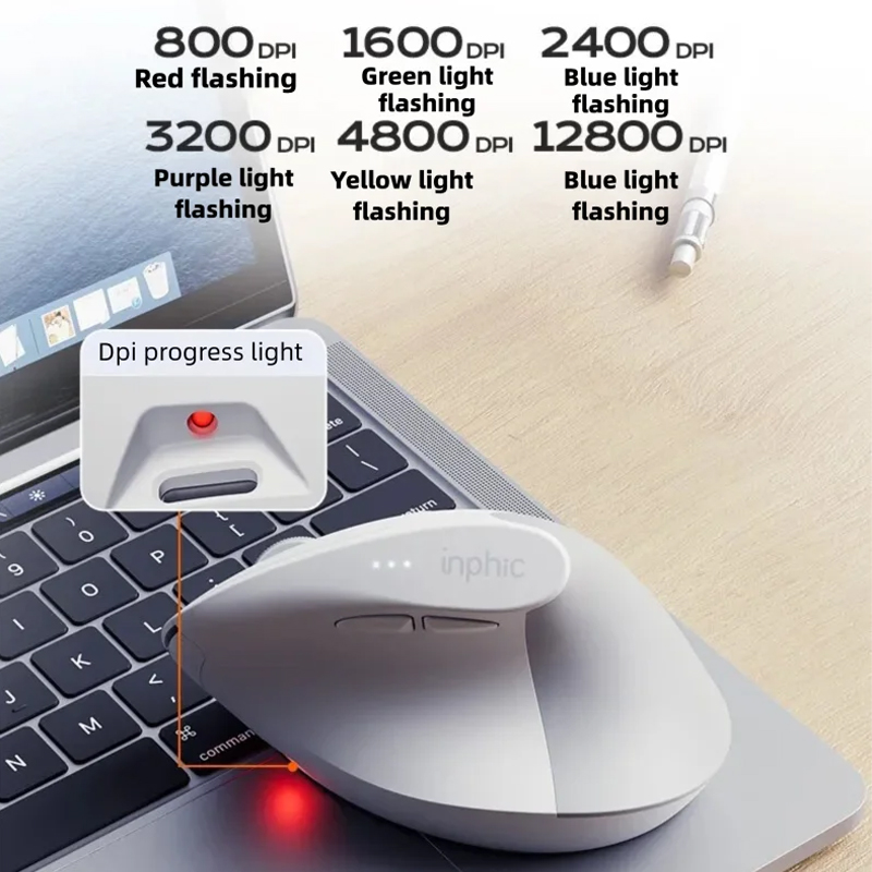 Bezprzewodowa mysz pionowa Inp – Ergonomic Mouse Vertical recenzja i cena