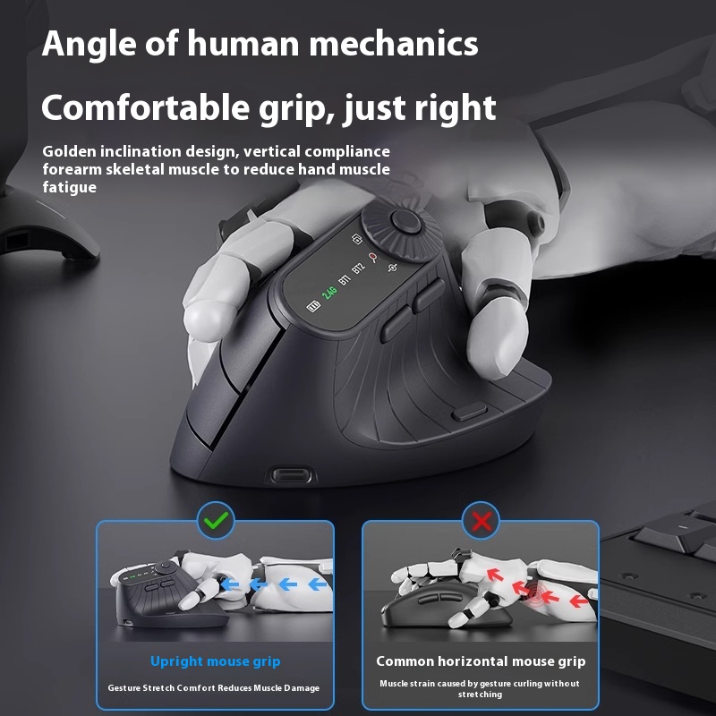 Mysz gamingowa Monster M2 PRO  – Ergonomic Mouse Vertical recenzja i cena