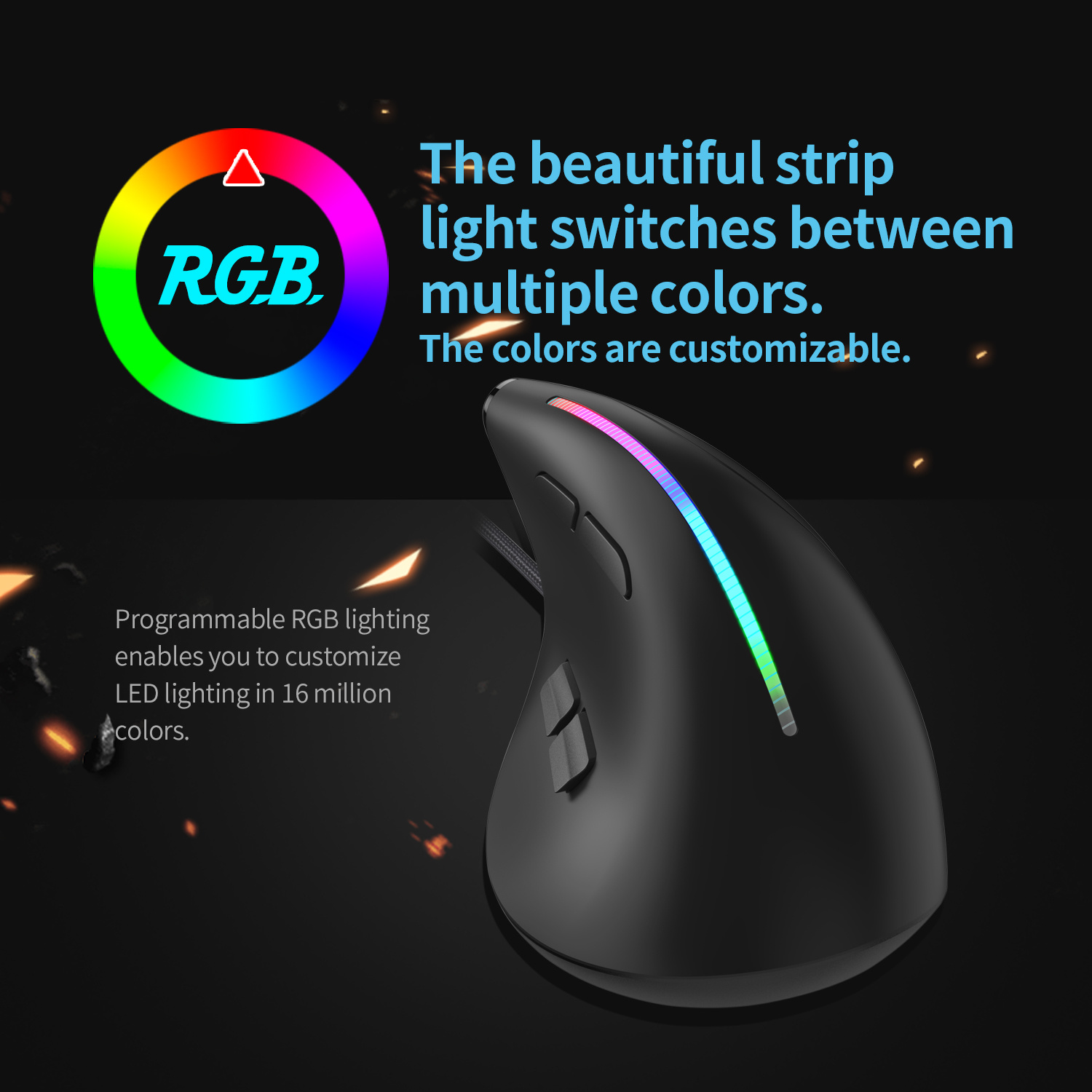 Przewodowa mysz do gier JOMAA  – Ergonomic Mouse Vertical recenzja i cena