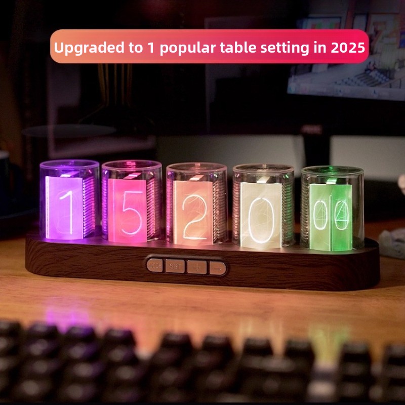 Zegar LED Nixie Tube RGB Gamin – Office Tech Setup recenzja i cena