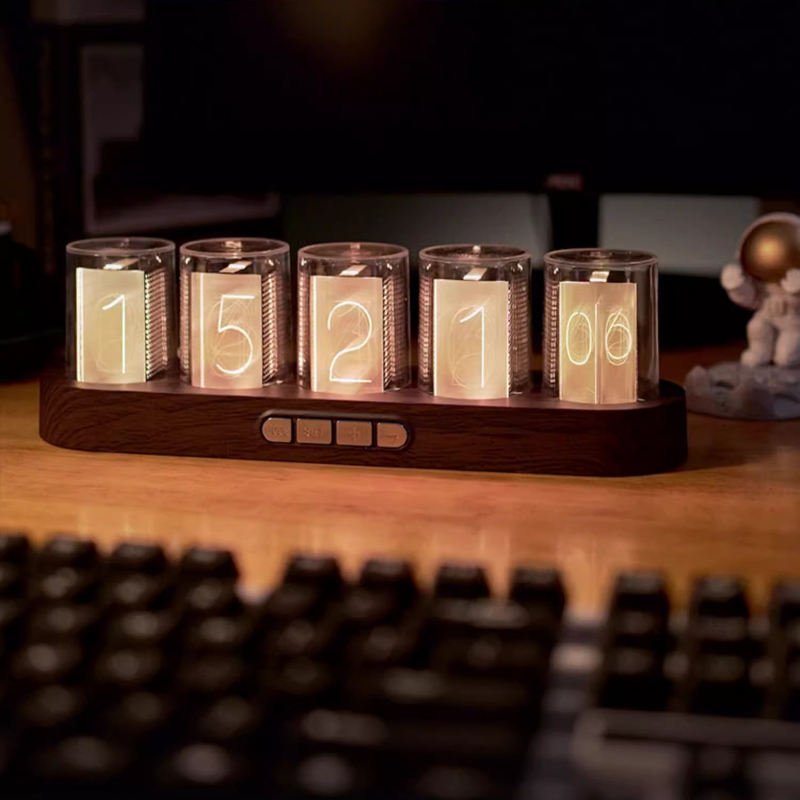 Zegar LED Nixie Tube RGB Gamin – Office Tech Setup recenzja i cena
