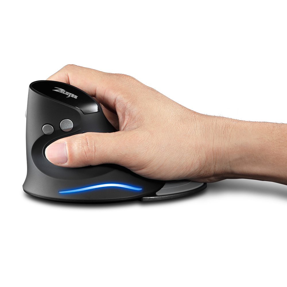 ZELOTES F-17 pionowa mysz bezp – Ergonomic Mouse Vertical recenzja i cena