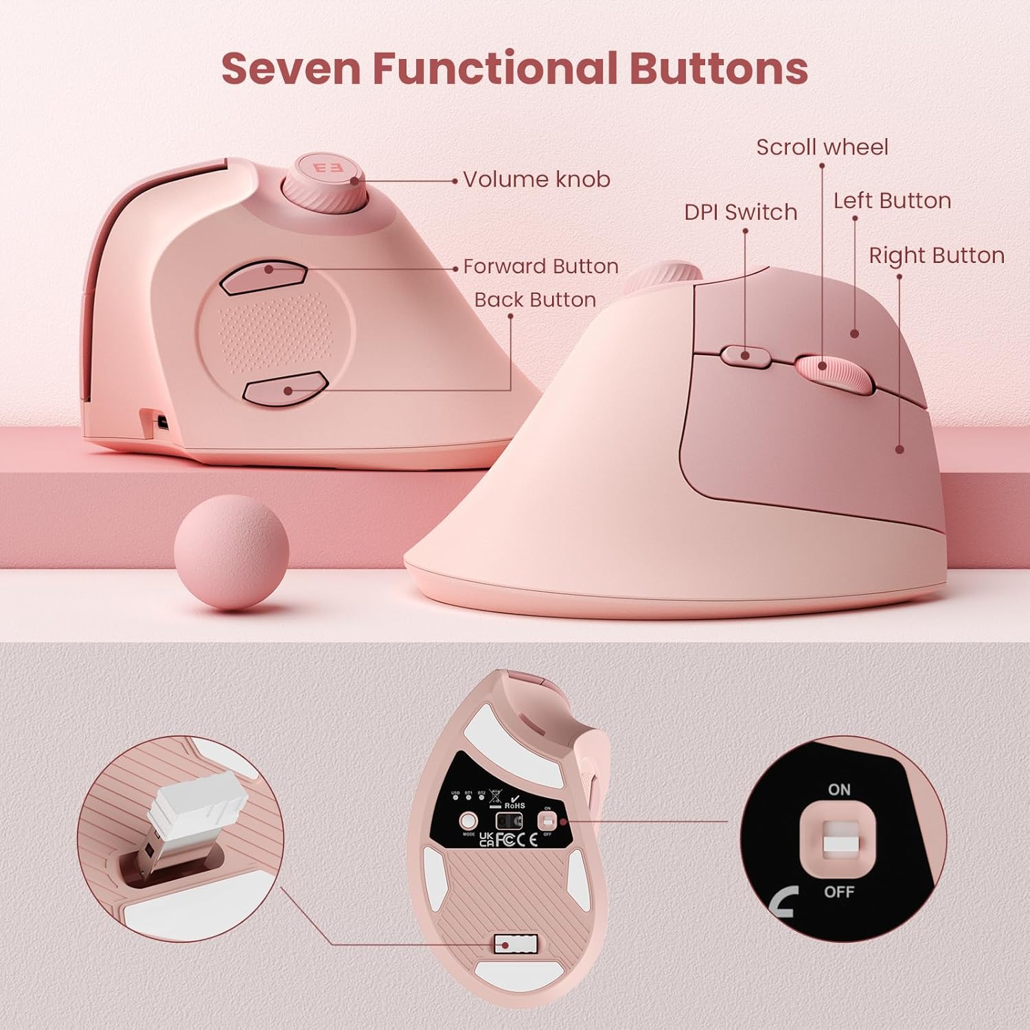 Ergonomiczna mysz bezprzewodow – Ergonomic Mouse Vertical recenzja i cena