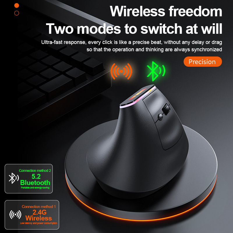 Przenośna pionowa mysz bezprze – Ergonomic Mouse Vertical recenzja i cena