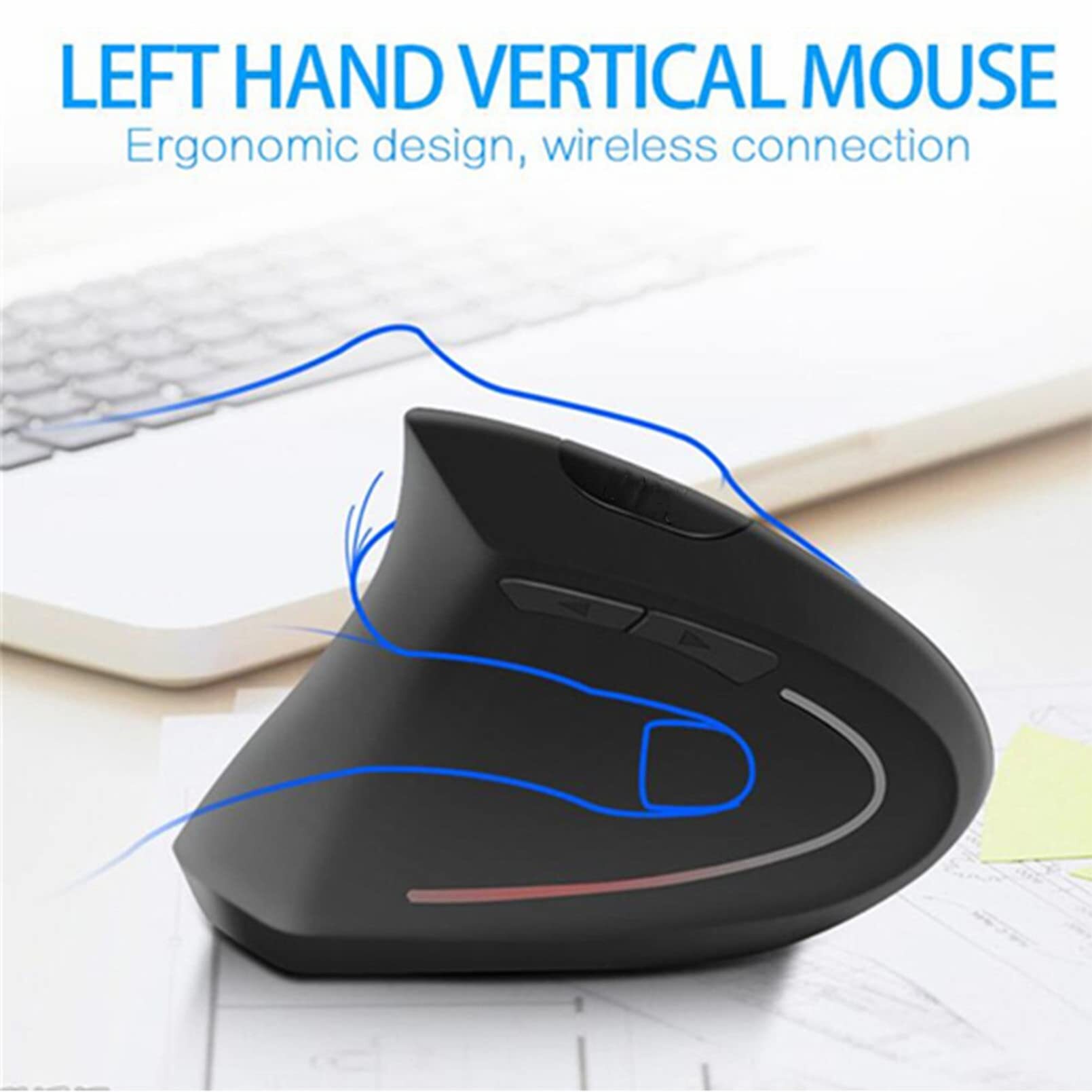 Bezprzewodowa pionowa mysz dla – Ergonomic Mouse Vertical recenzja i cena