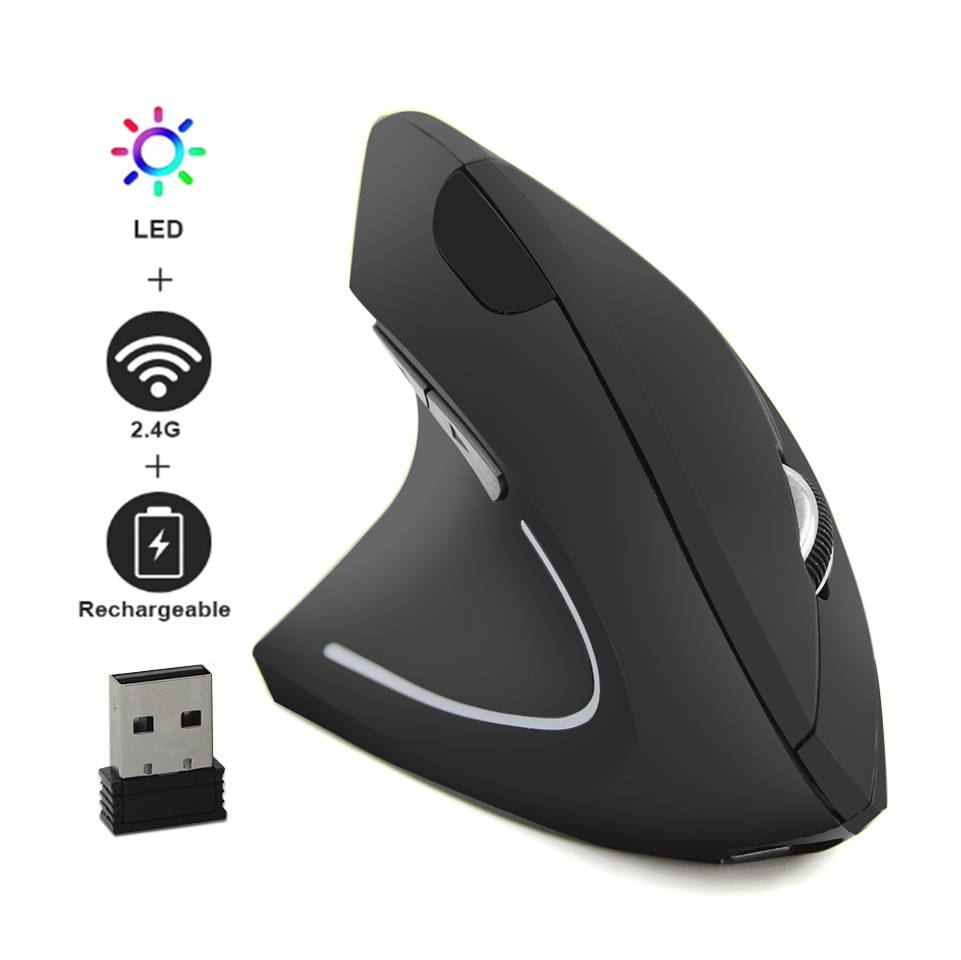 Bezprzewodowa pionowa mysz dla – Ergonomic Mouse Vertical recenzja i cena